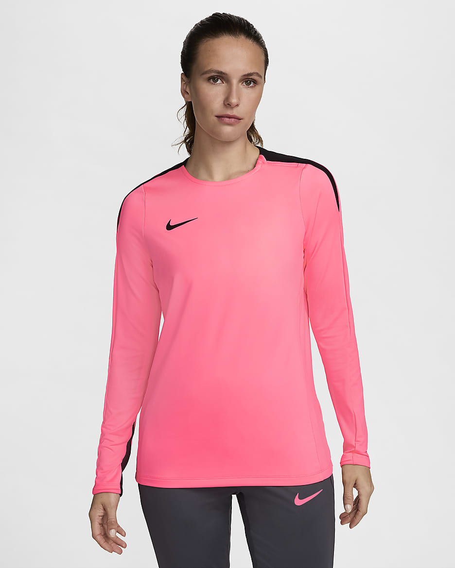 Nike Strike Women's Dri-FIT Crew-Neck Football Top - Sunset Pulse/Black/Black