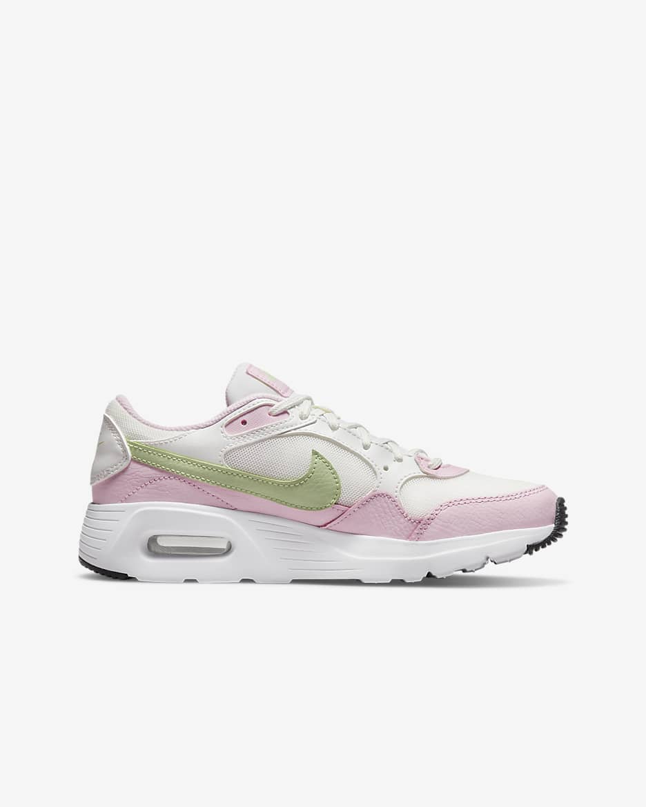 Nike Air Max SC Older Kids' Shoe - Summit White/Pink Foam/Black/Honeydew