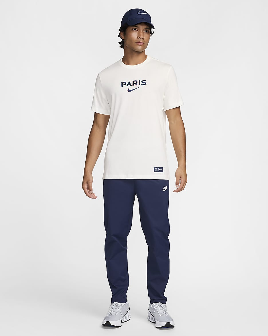 Paris Saint-Germain 男款 Nike 足球 T 恤 - Sail