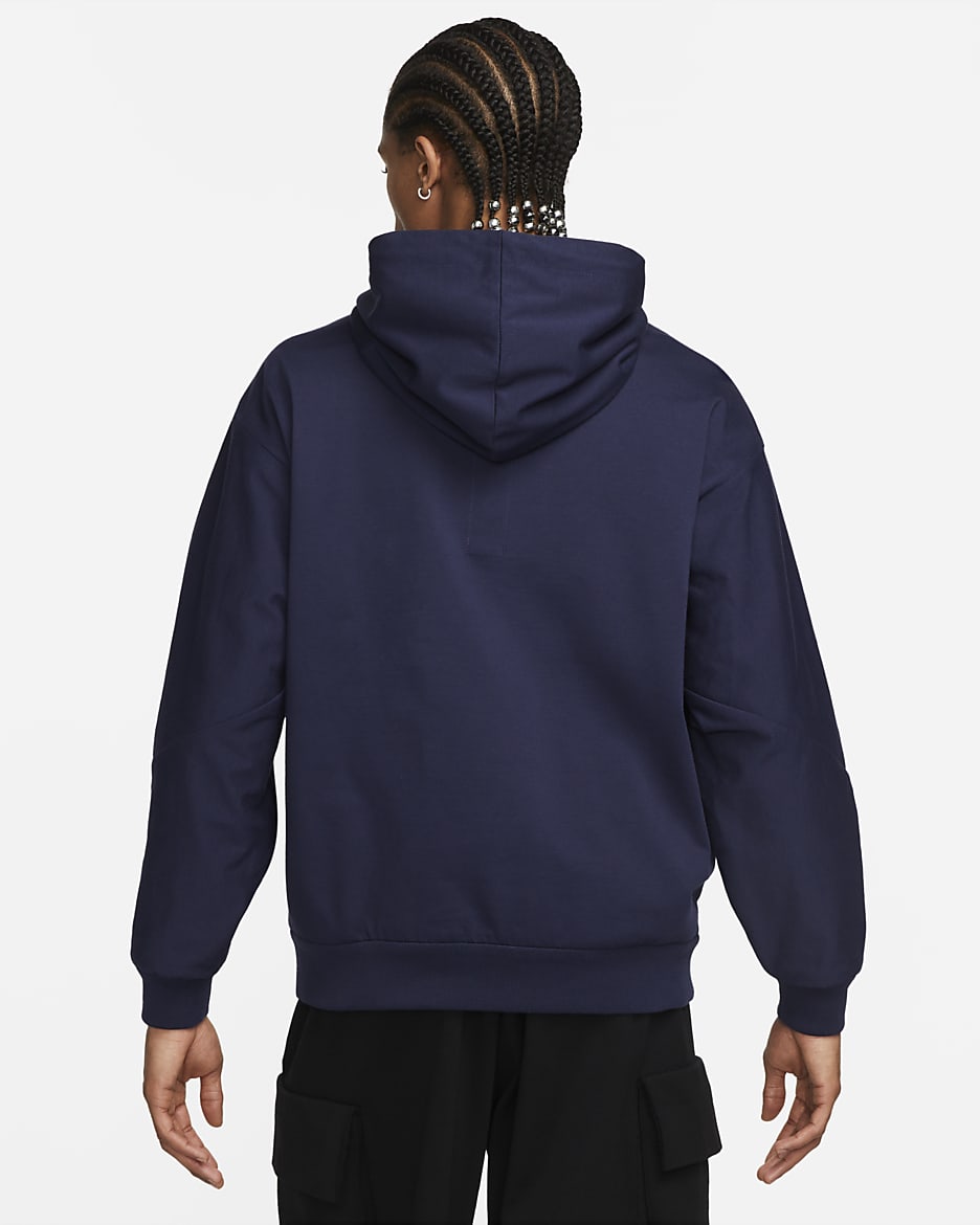 Nike ESC Men's Knit Pullover Hoodie - Midnight Navy