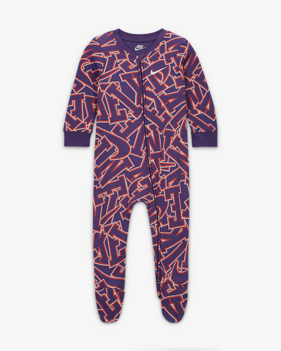 Nike "Join the Club" Footed Coverall Baby Coverall - Purple Cosmos