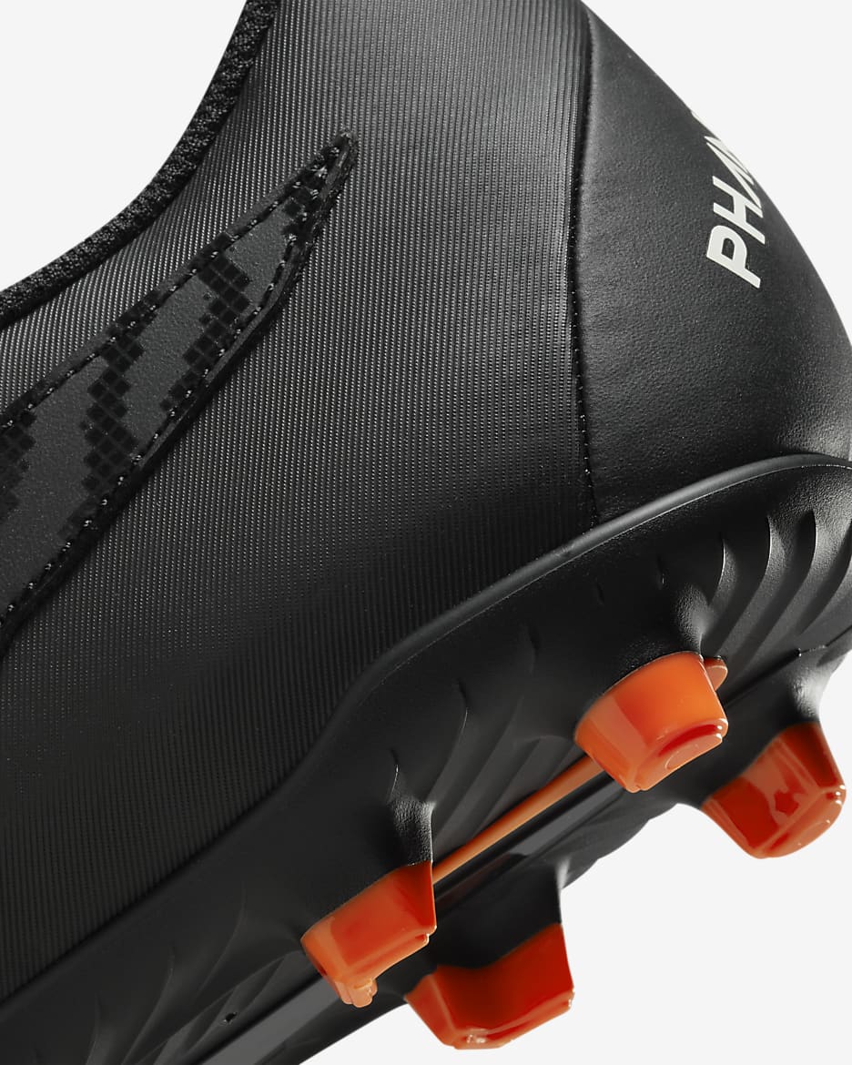 Nike Phantom GX Club Multi-Ground Low-Top Football Boot - Black/Dark Smoke Grey/Total Orange/Summit White