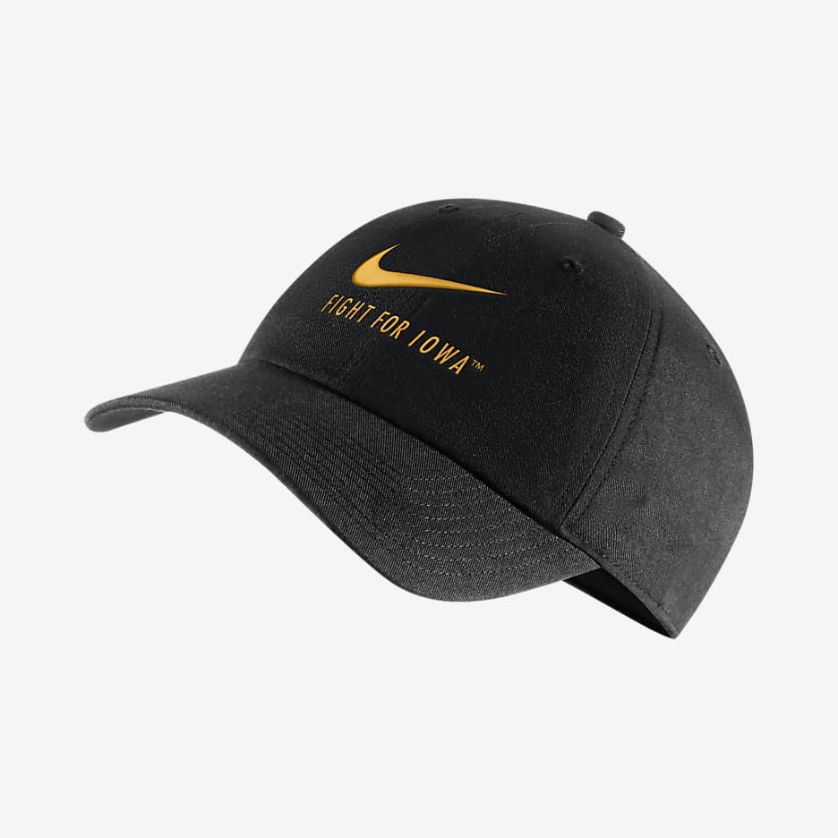 Nike College Heritage86 (Iowa) Cap - Black/University Gold