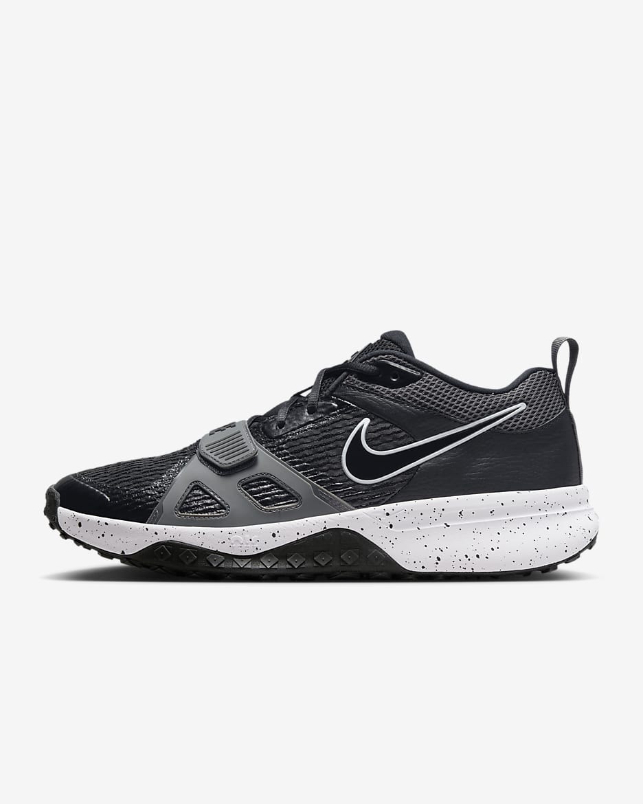 Tenis de béisbol para hombre Nike Air Zoom Diamond Elite Turf - Negro/Gris hierro/Volt/Blanco