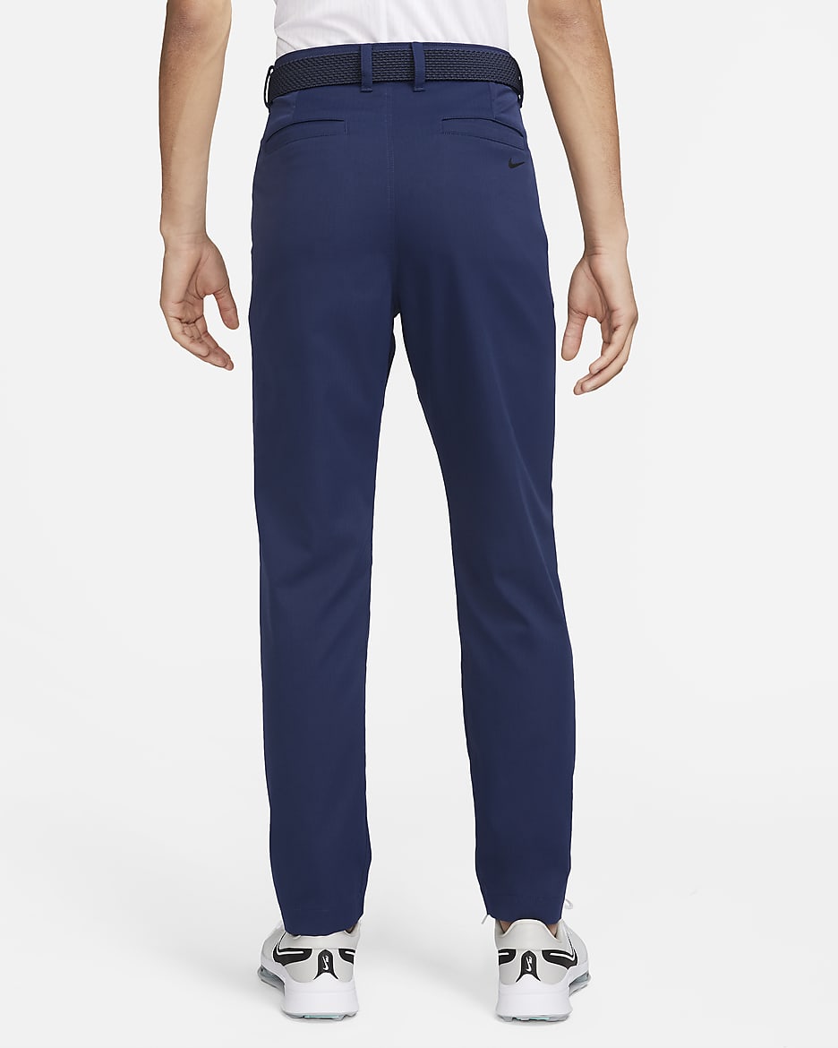 Nike Tour Repel Men's Chino Slim Golf Trousers - Midnight Navy/Black