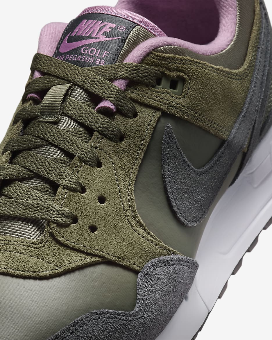 Air Pegasus '89 G Golf Shoes - Medium Olive/Plum Dust/White/Anthracite