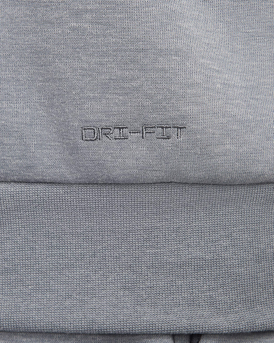 Alsidig Nike Primary Dri-FIT UV-pullover-hættetrøje til mænd - Cool Grey/Heather/Cool Grey