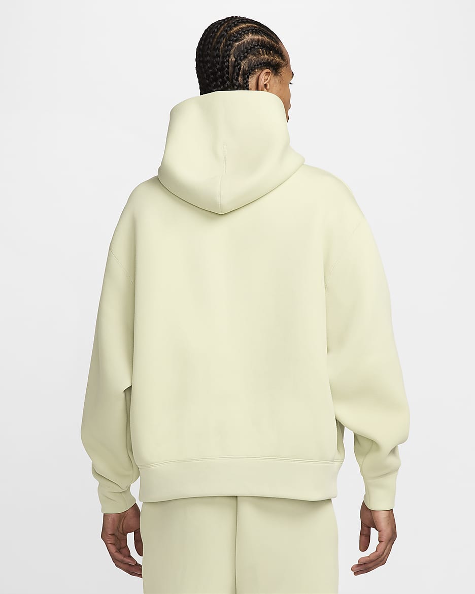 Nike Tech Reimagined Men's Fleece Hoodie - Olive Aura/Olive Aura