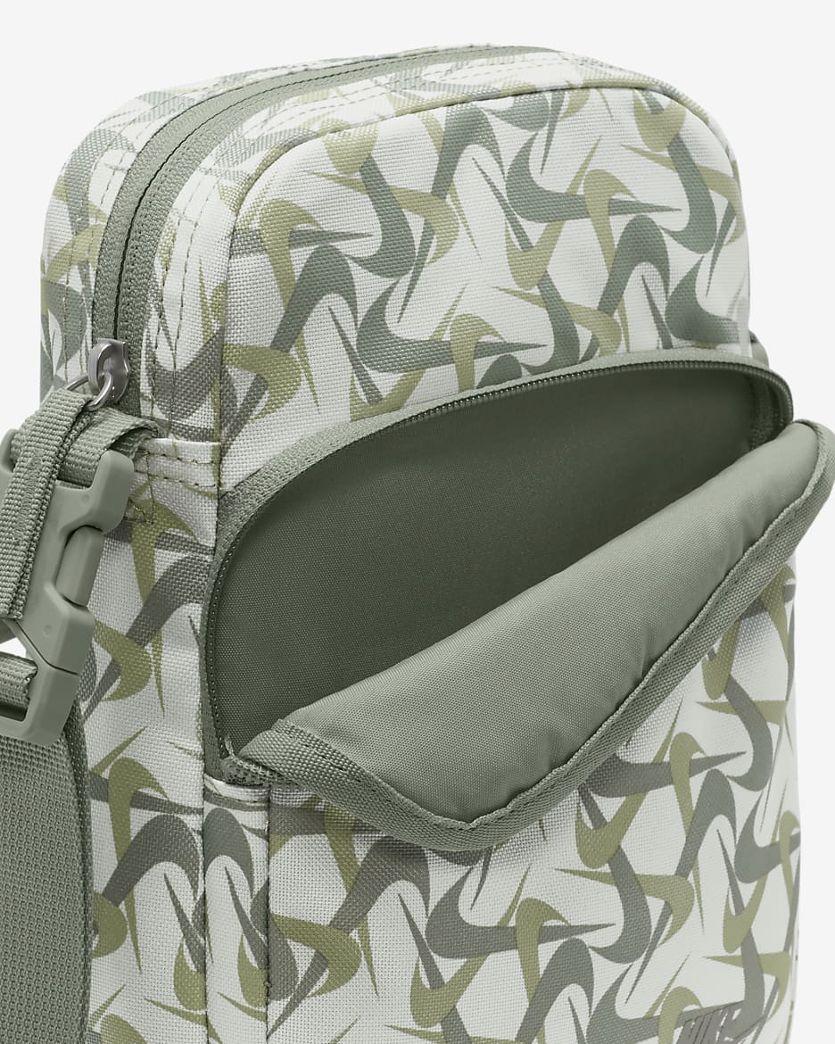 Nike Heritage Crossbody-Tasche (4 l) - Summit White/Jade Horizon/Dark Stucco