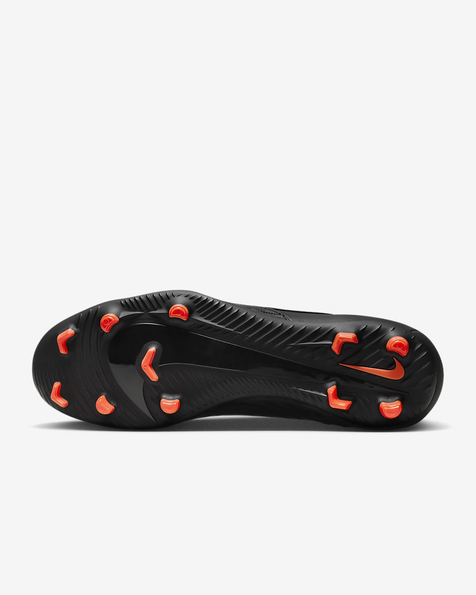 Nike Phantom GX Club Multi-Ground Low-Top Football Boot - Black/Dark Smoke Grey/Total Orange/Summit White