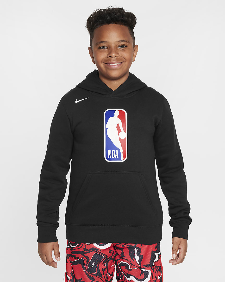 Hoodie NBA Nike Team 31 Club Fleece Júnior - Preto