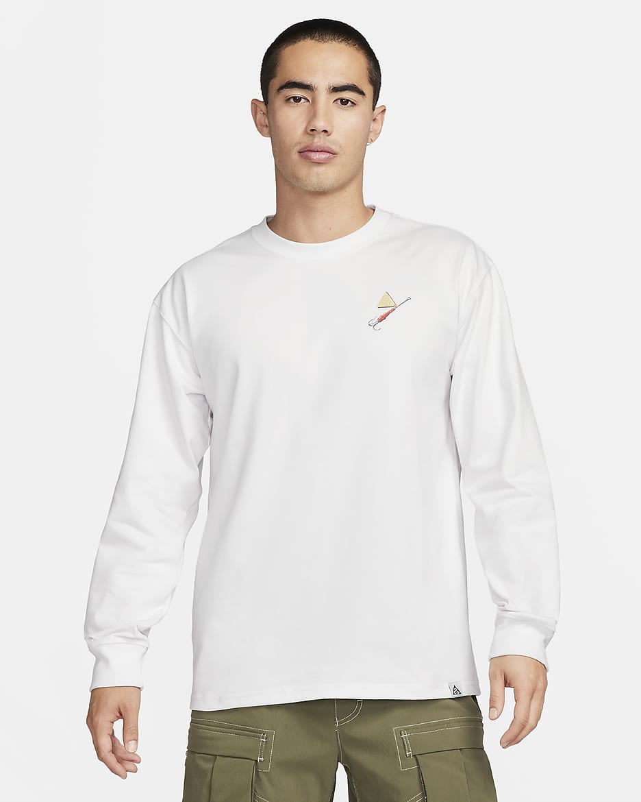 ナイキ ACG メンズ ロングスリーブ Tシャツ - サミットホワイト