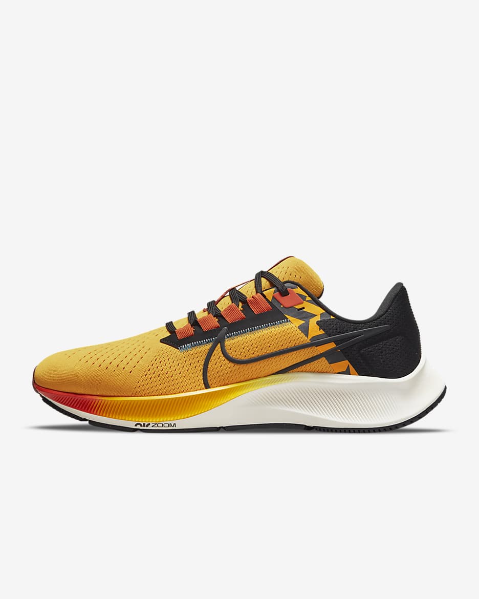 Calzado de running en carretera Nike Air Zoom Pegasus 38 Ekiden - Oro universitario/Naranja/Amanecer quemado/Negro