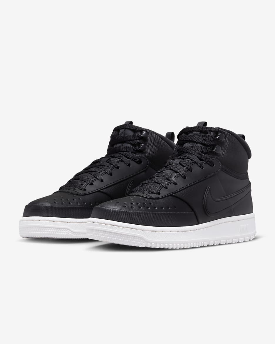 Chaussure d'hiver Nike Court Vision Mid pour homme - Noir/Phantom/Noir