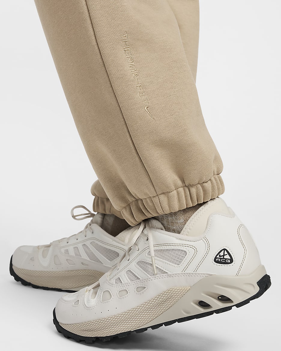 Nike ACG Lungs Therma-FIT Repel "Tuff Fleece" Pants - Khaki/Light Iron Ore/Summit White