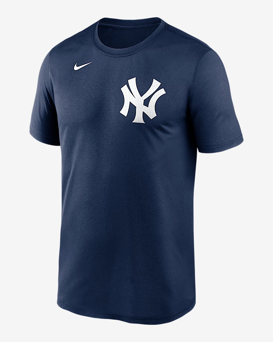 Playera Nike Dri-FIT de la MLB para hombre Derek Jeter New York Yankees Legend - Azul marino