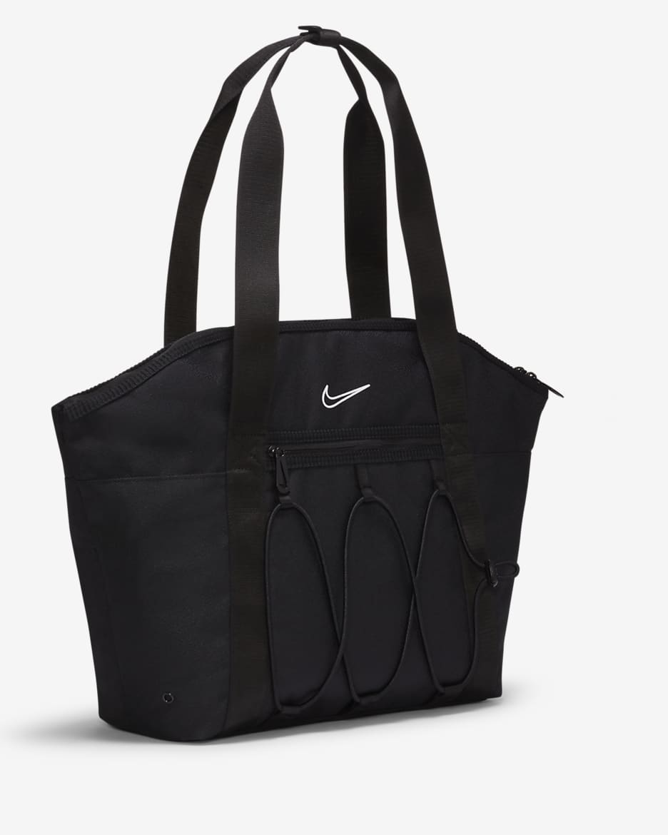 Dámská tréninková taška Nike One (18 l) - Černá/Černá/Bílá