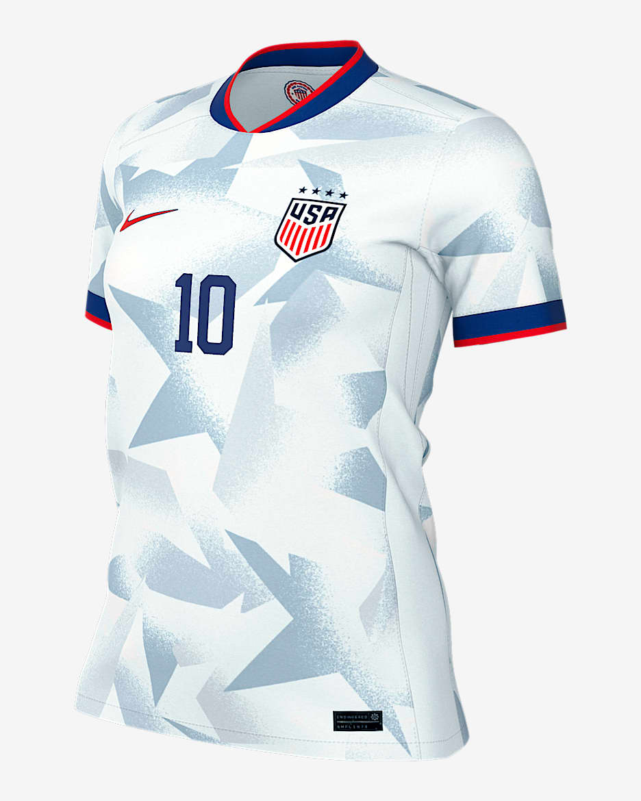 Jersey de futbol Nike Dri-FIT del USWNT local 2025 Stadium para mujer Lindsey Heaps - Blanco