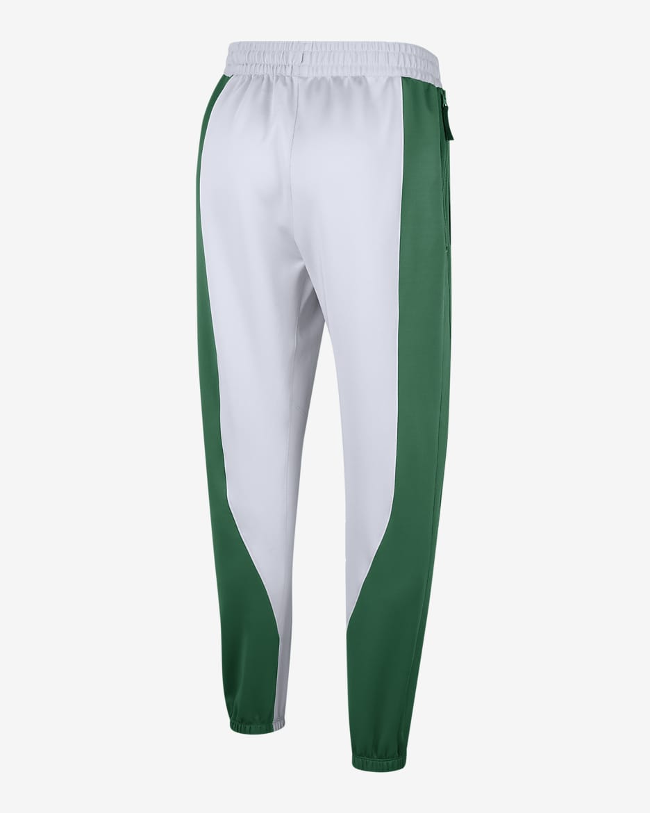 Pantalon Nike Dri-FIT NBA Boston Celtics Showtime pour homme - Clover/Blanc