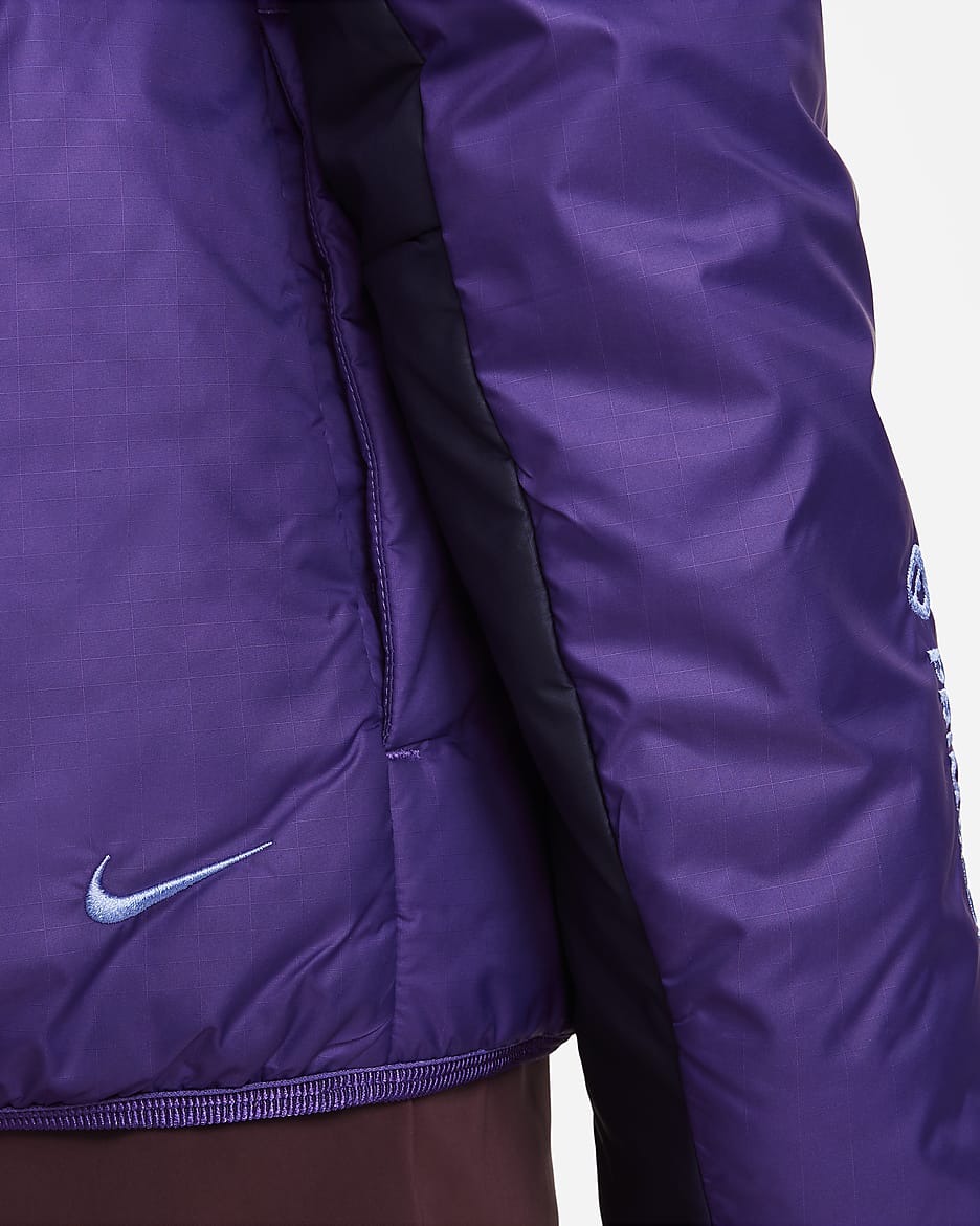 Chamarra para niños talla grande Nike ACG Storm-FIT "Rope De Dope" - Polvo violeta/Morado cosmos/Morado tinta/Polar