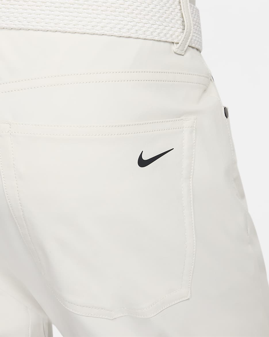 Nike Tour Men's 5-Pocket Slim Golf Trousers - Light Bone/Black