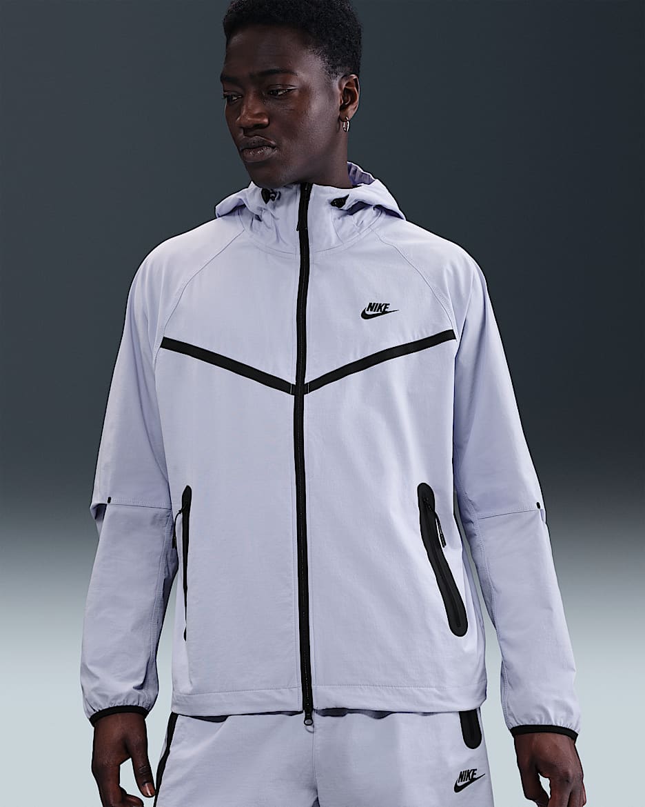 Nike Tech Men's Woven Jacket - Ghost/Ghost/Black