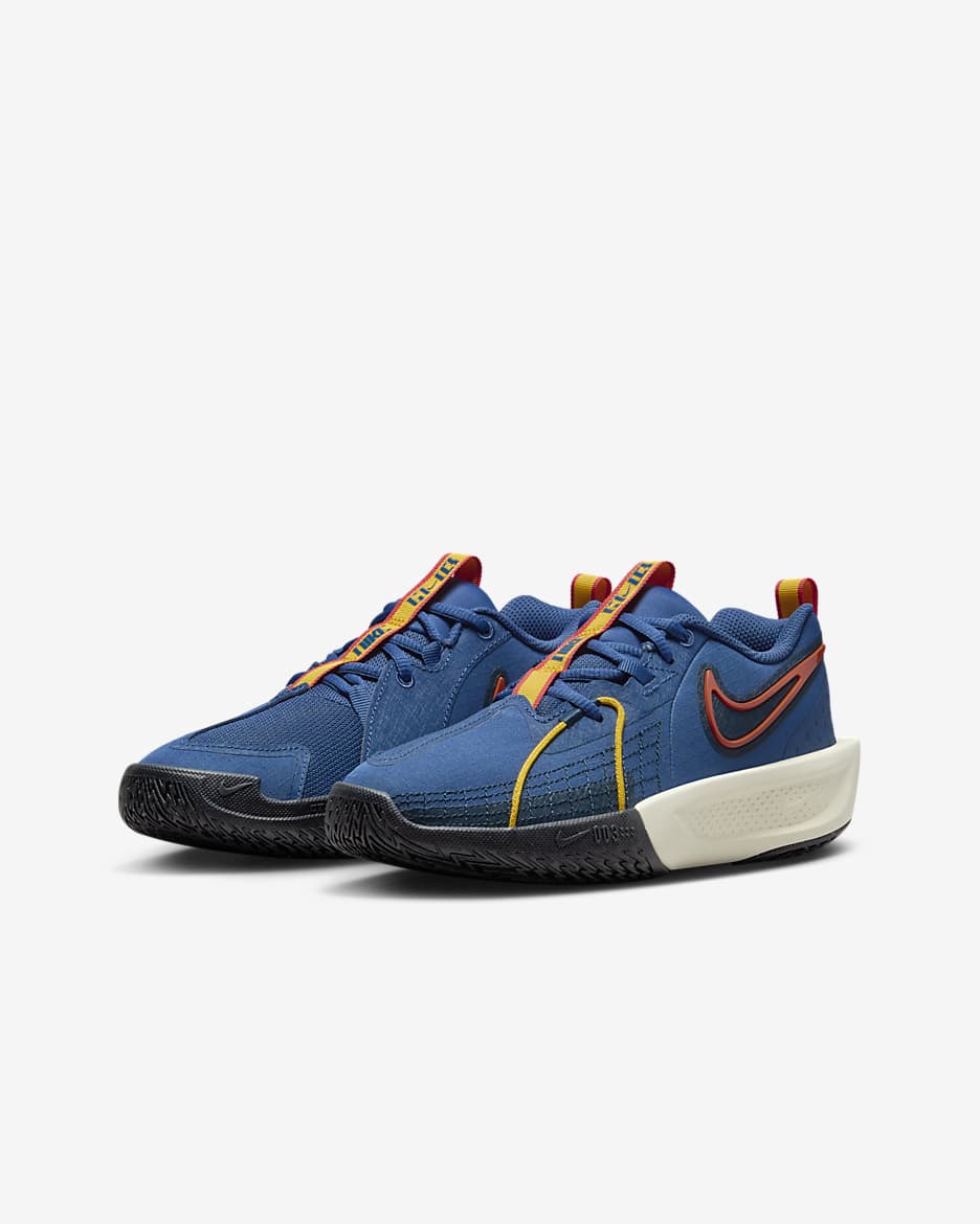 Nike G.T. Cut 3 SE Big Kids' Basketball Shoes - Mystic Navy/University Gold/Viotech/Cosmic Clay