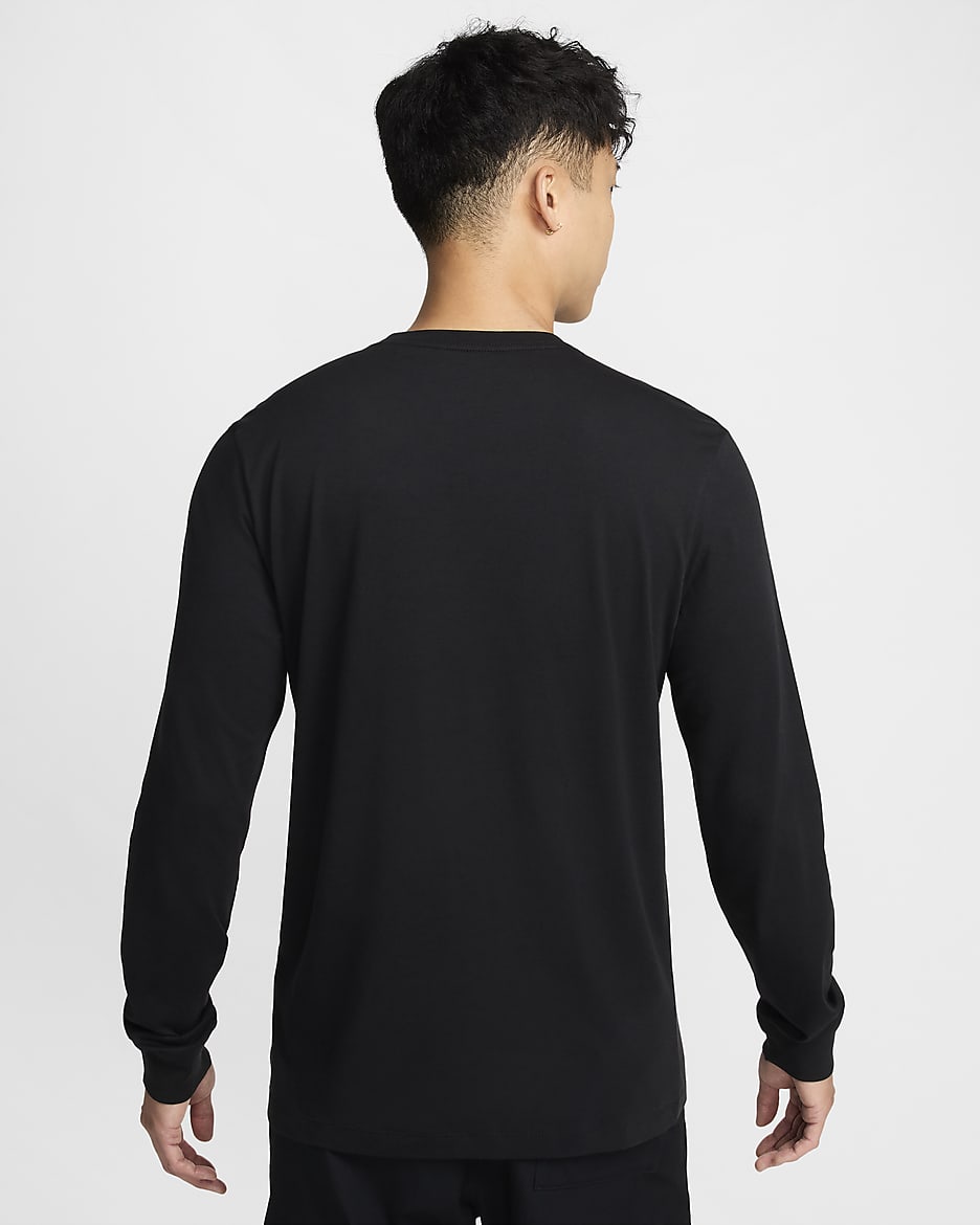 Nike Sportswear Men's Long-Sleeve T-Shirt - Black