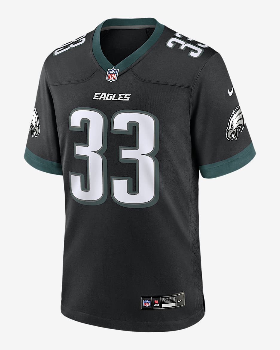 Cooper DeJean Philadelphia Eagles Men's Nike NFL Game Jersey - Black