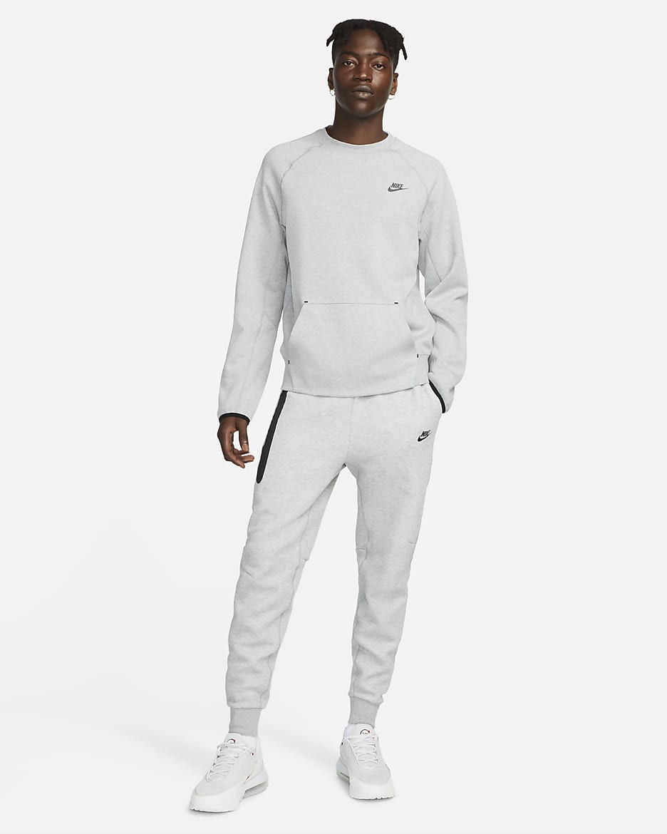 Joggingbyxor Nike Sportswear Tech Fleece för män - Dark Grey Heather/Svart