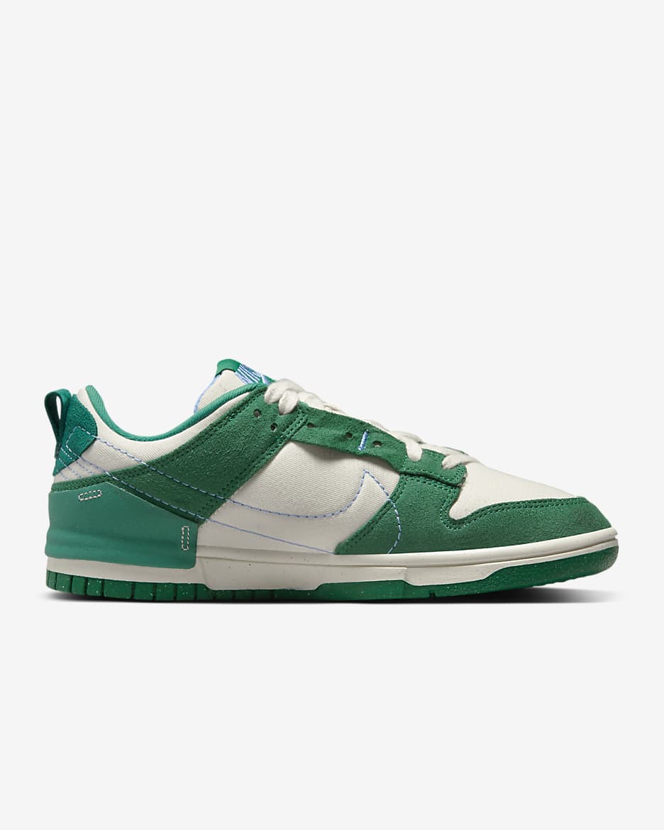 Nike Dunk Low Disrupt 2 Women's Shoes - Phantom/Malachite/Green Noise/University Blue