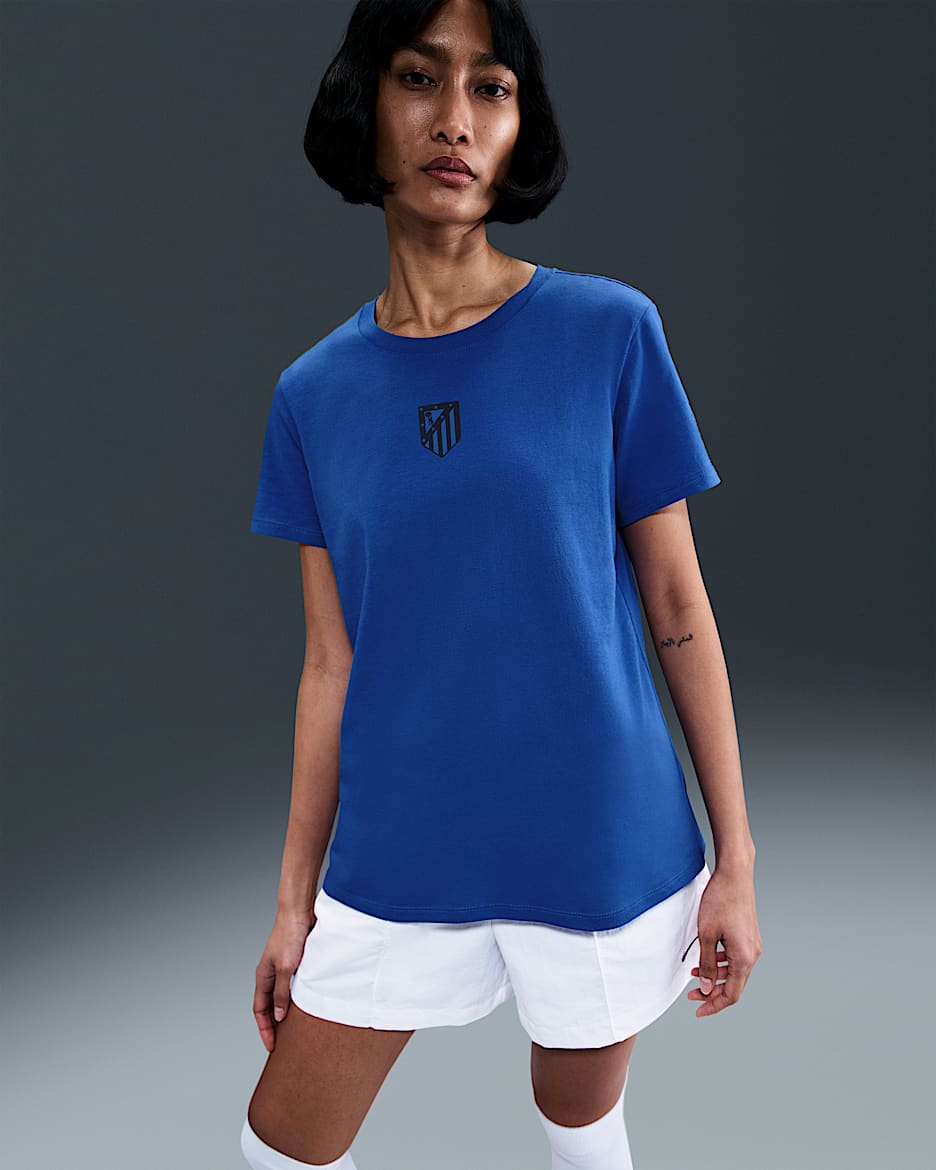 Atlético Madrid Women's Nike Football T-Shirt - Game Royal