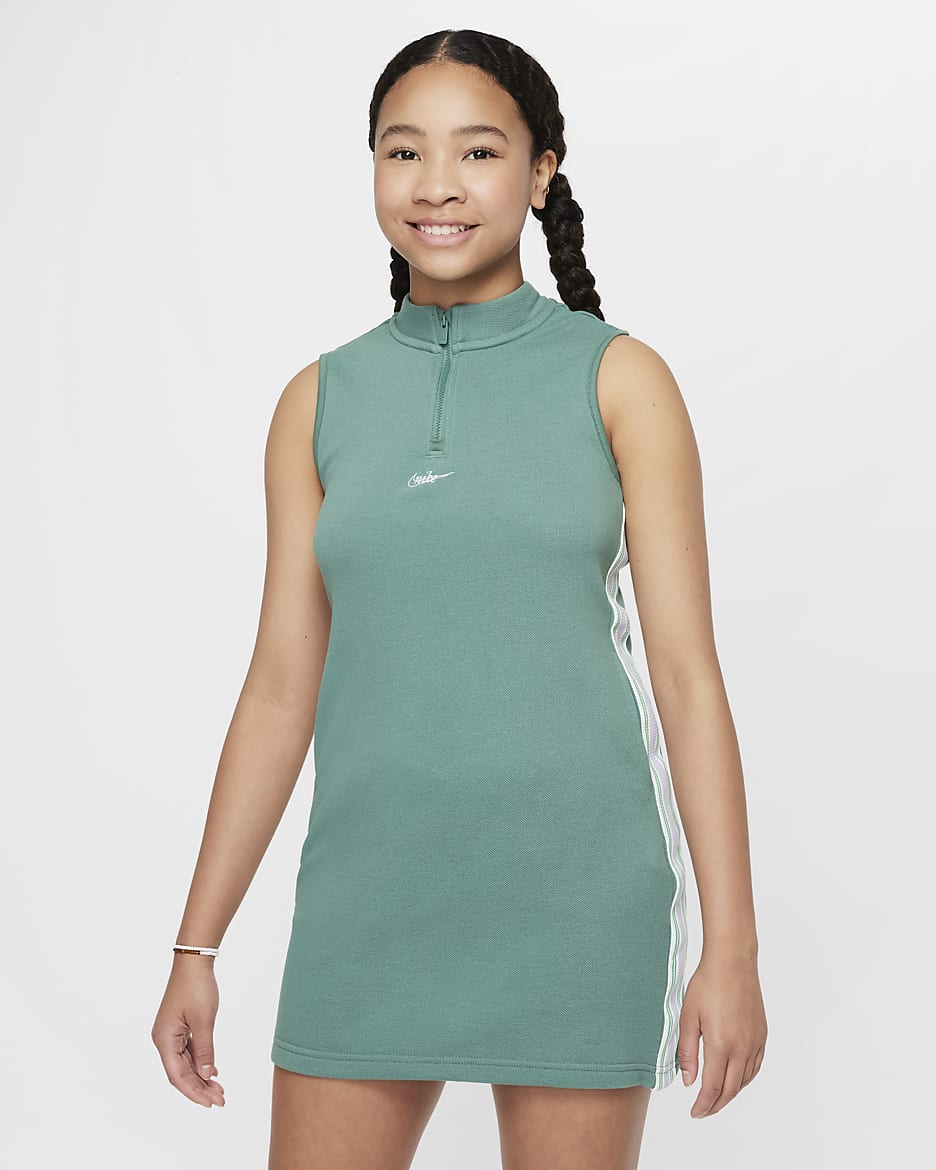 Nike Sportswear Girls' Dress - Bicoastal/White