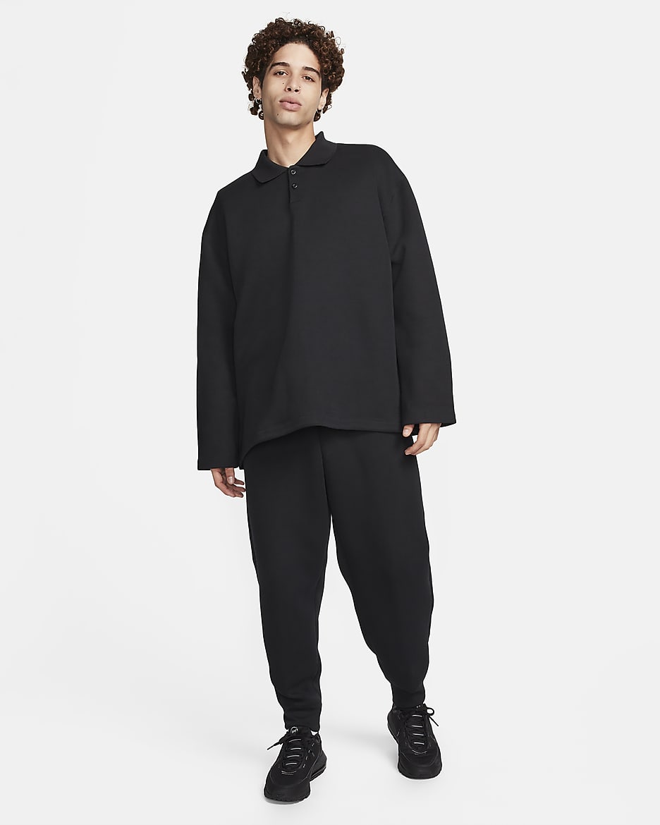 Nike Tech Fleece Reimagined Men's Polo - Black