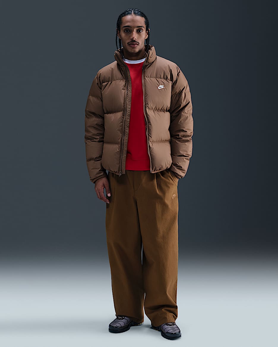 Nike Sportswear Club Men's Heavyweight Balloon Trousers - Mosswood Brown/Mosswood Brown