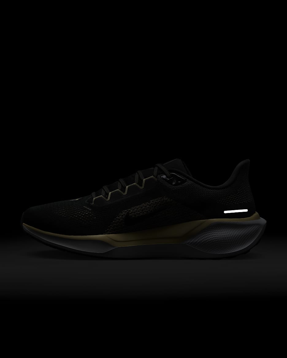 Tenis de correr en pavimento para hombre Nike Pegasus 41 NFL New Orleans Saints - Negro/Blanco/Oro team/Blanco