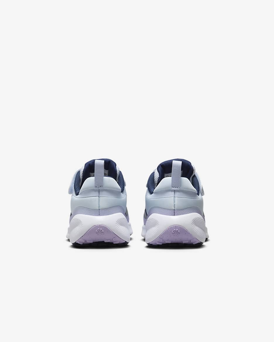 Nike Revolution 7 Younger Kids' Shoes - Football Grey/Lilac Bloom/Lilac/Midnight Navy