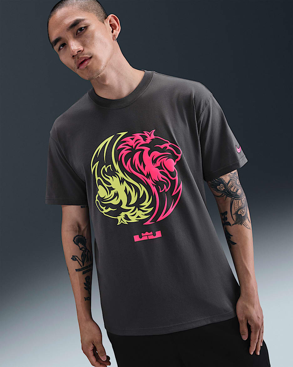 LeBron Men's Max90 T-Shirt - Iron Grey