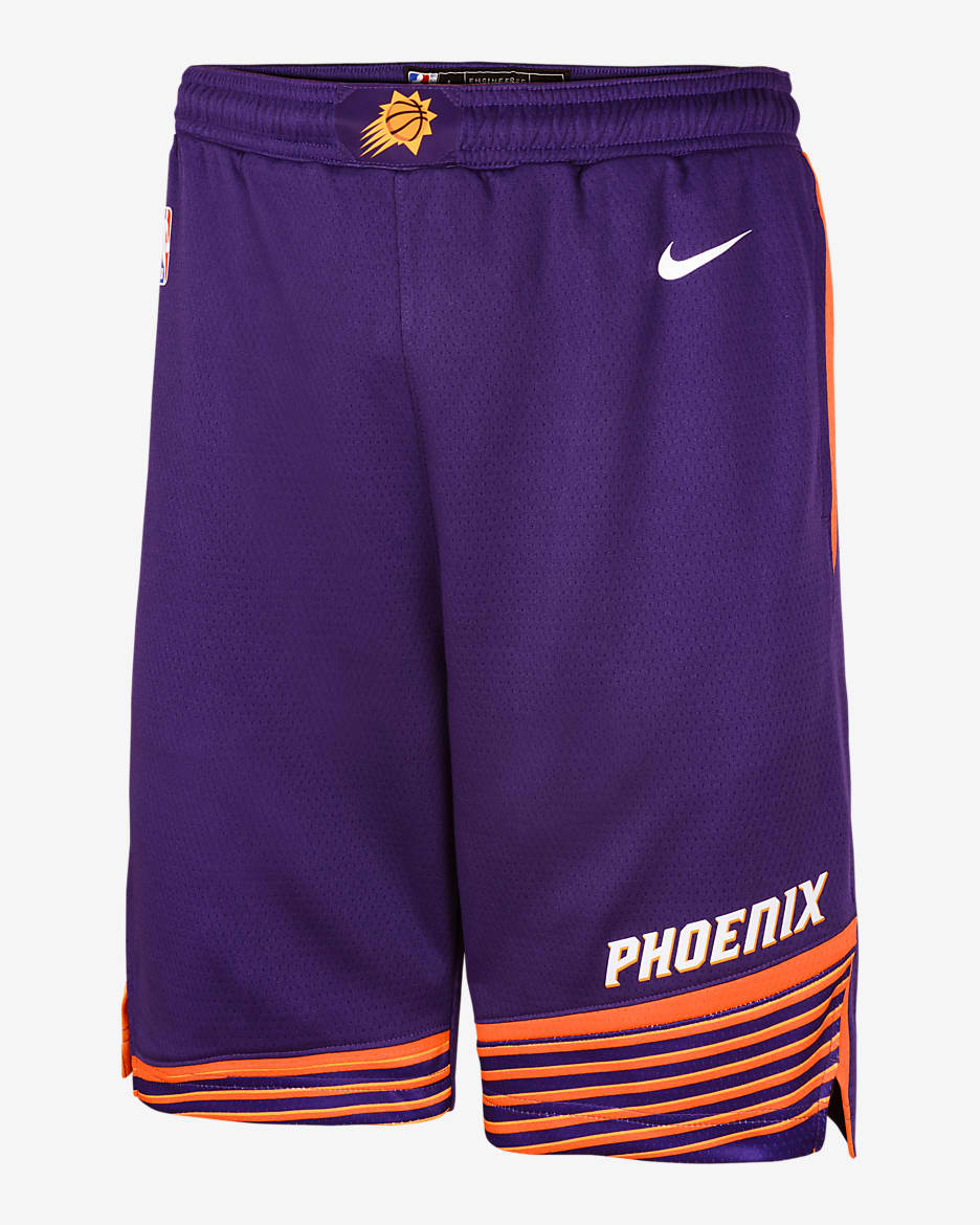 Phoenix Suns Icon Edition Big Kids' Nike Dri-FIT NBA Swingman Shorts - New Orchid