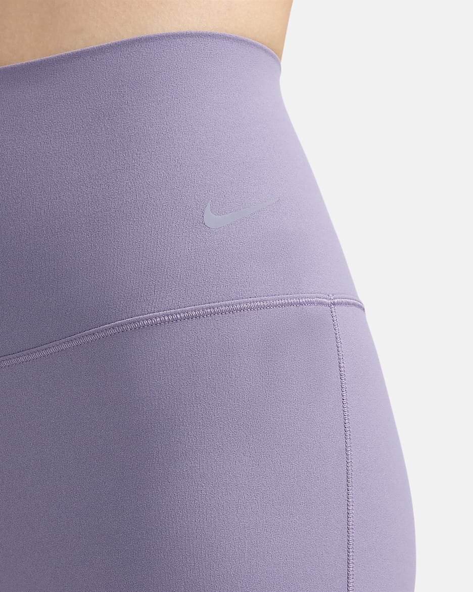 Nike Zenvy Women's High-Waisted Flared Leggings - Daybreak/Black