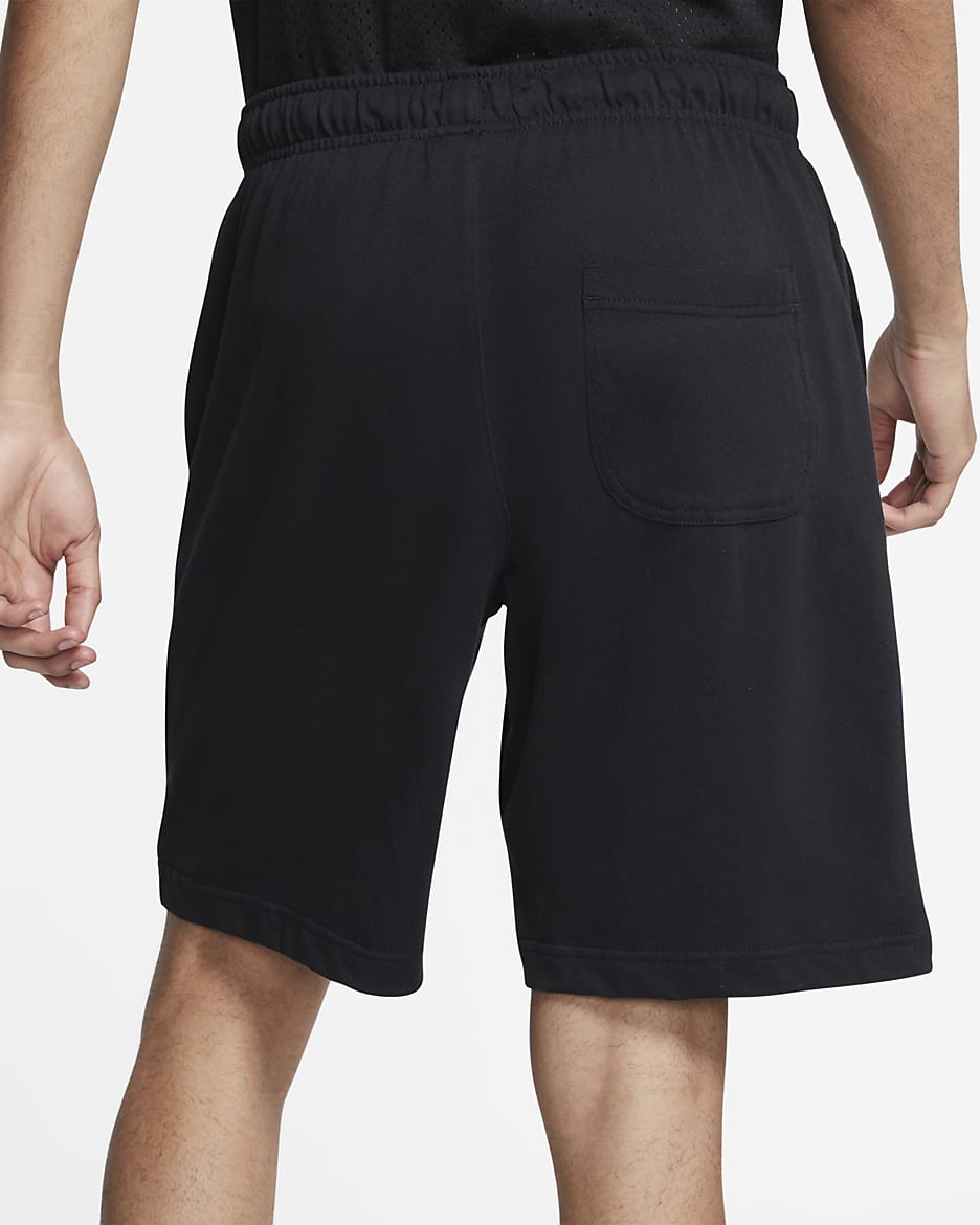 Nike Sportswear Club Herrenshorts - Schwarz/Weiß