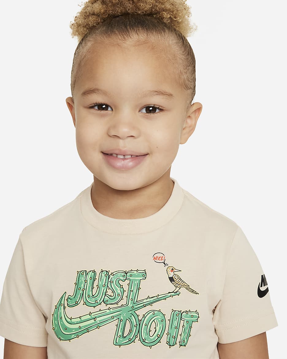 Nike Toddler Oversized Graphic T-Shirt - Sanddrift