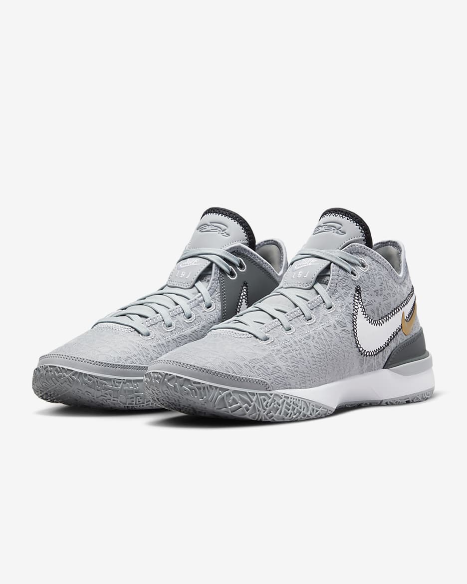 LeBron NXXT Gen Basketball Shoes - Wolf Grey/Iron Grey/Black/White