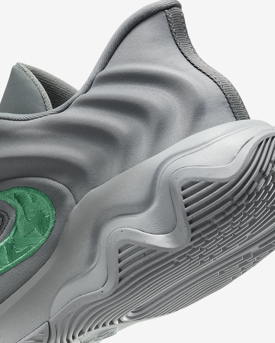 Giannis Immortality 4 Basketball Shoes - Smoke Grey/Wolf Grey/Dark Smoke Grey/Stadium Green