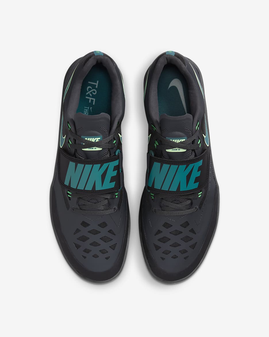 Nike Zoom SD 4 Track & Field Throwing Shoes - Black/Vapor Green/Electric Algae/Bright Spruce