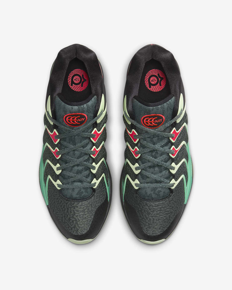 KD17 basketsko - Svart/Vintage Green/Night Forest/Bright Crimson