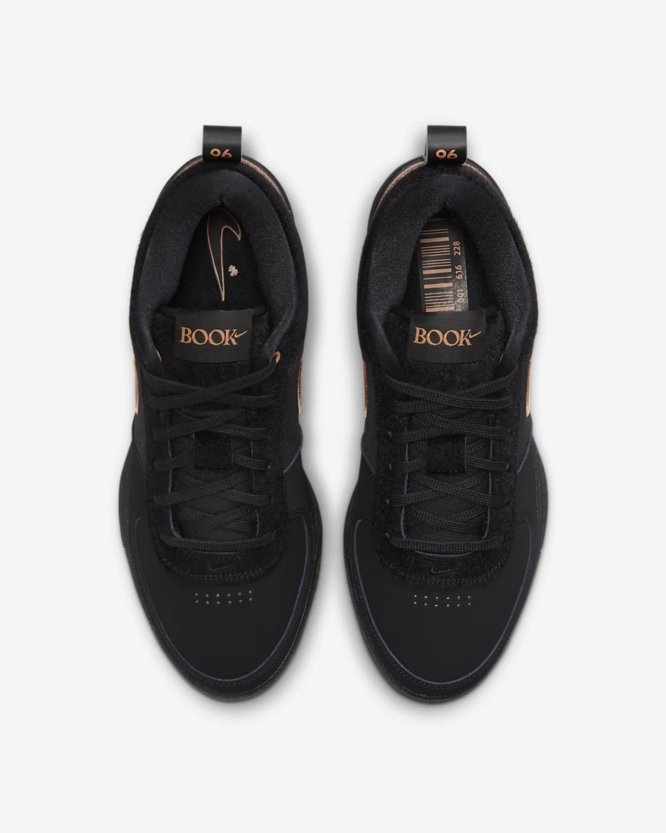 Book 1 "Haven" EP Basketball Shoes - Black/Dark Pony/Amber Brown