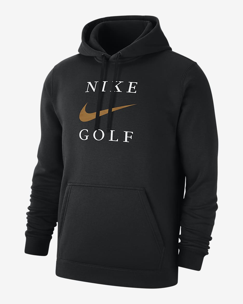 Nike Club Fleece Men's Golf Hoodie - Black