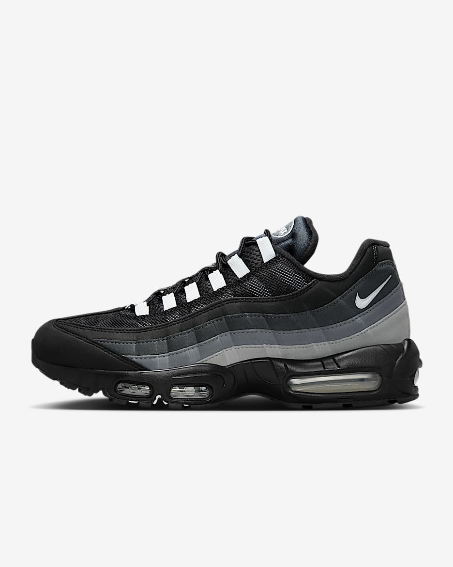 Nike Air Max 95 Herrenschuh - Schwarz/Anthracite/Light Smoke Grey/Pure Platinum