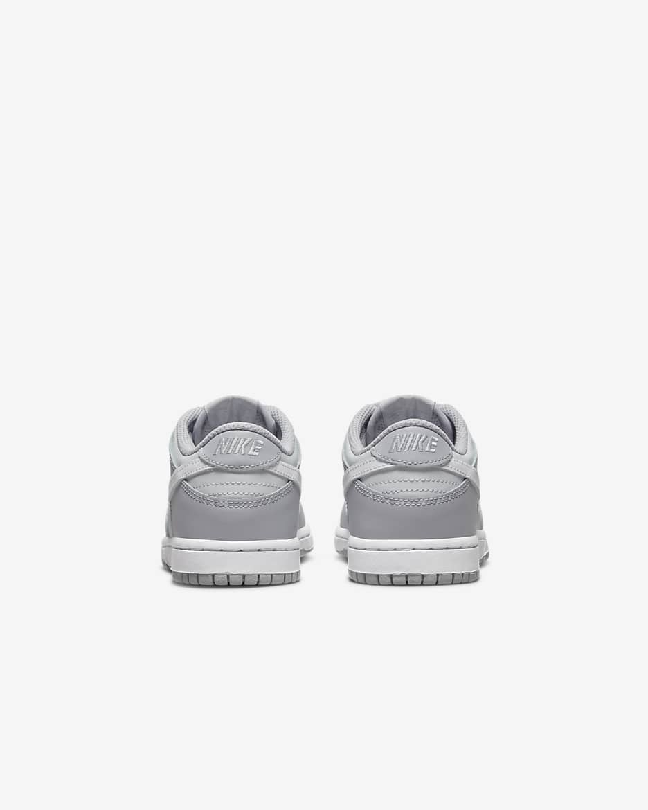 Nike Dunk Low Kleuterschoenen - Pure Platinum/Wolf Grey/Wit